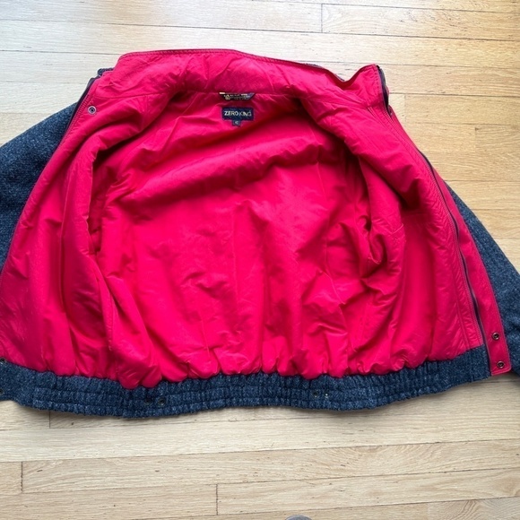 Vintage Zero King All Pure Wool Bomber Jacket Mens Size 40 Lined Made In USA - Picture 10 of 15